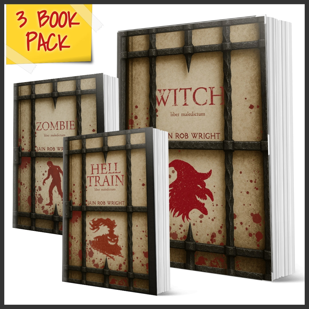 Special Edition Cursed Paperback Bundle (Witch, Zombie, & Hell Train)