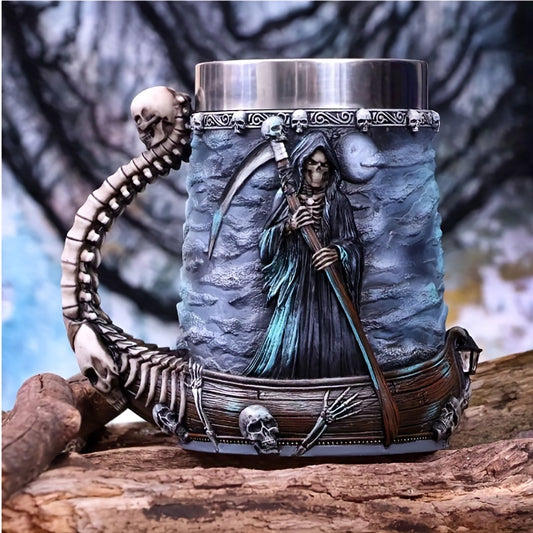 'Death' Coffee Mug - 20oz 304 Stainless Steel and Resin
