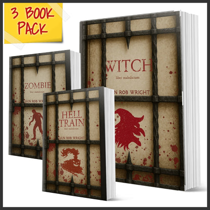 Special Edition Cursed Paperback Bundle (Witch, Zombie, & Hell Train)