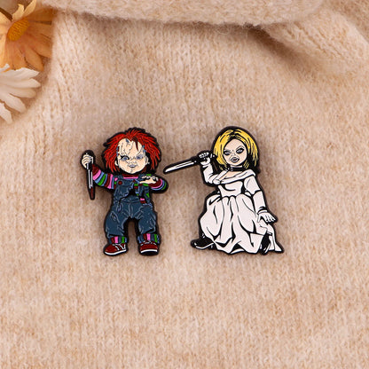 Horror Movie Enamel Pin Accessory