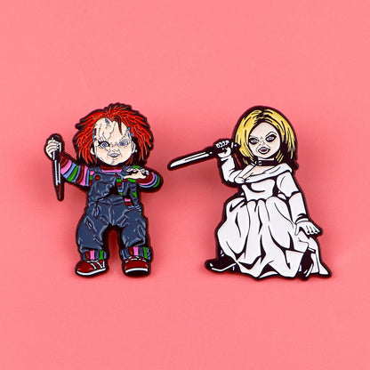 Horror Movie Enamel Pin Accessory