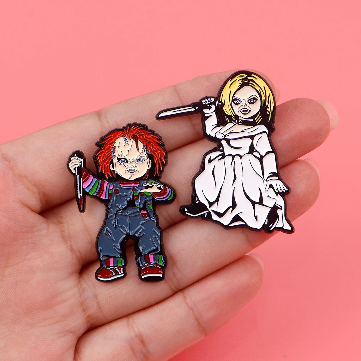 Horror Movie Enamel Pin Accessory