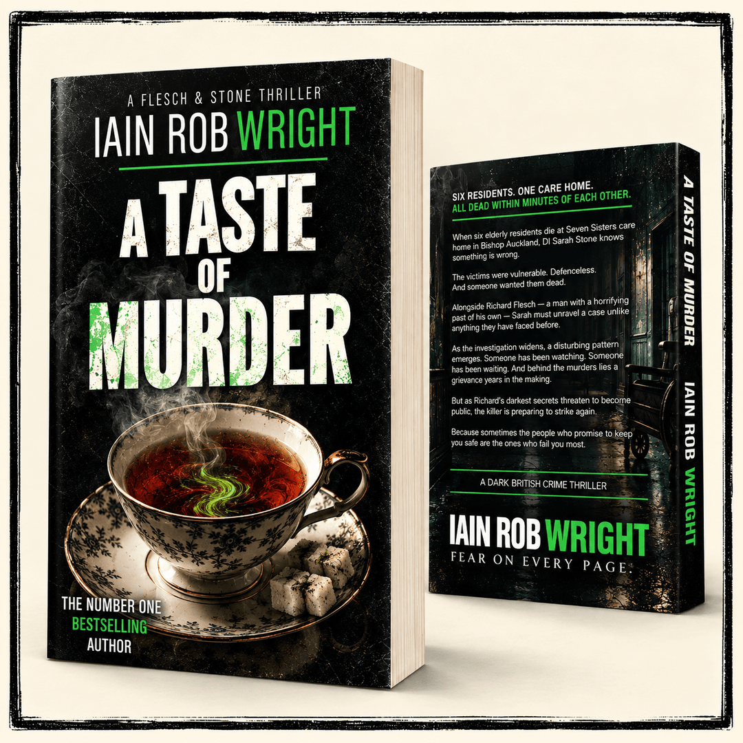 A Taste of Murder - Flesch &amp; Stone Book 3 - Paperback - Iain Rob Wright Store