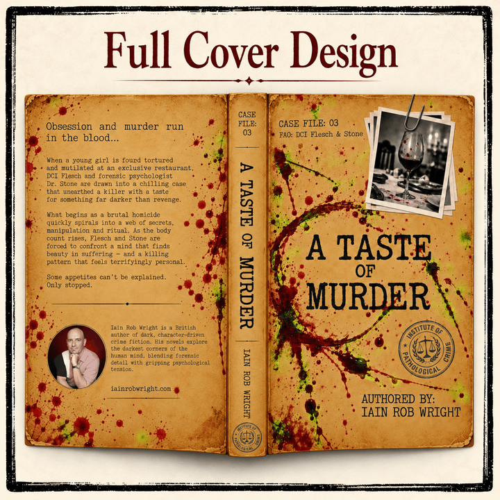A Taste of Murder – Flesch &amp; Stone book 3 Paperback - Iain Rob Wright Store