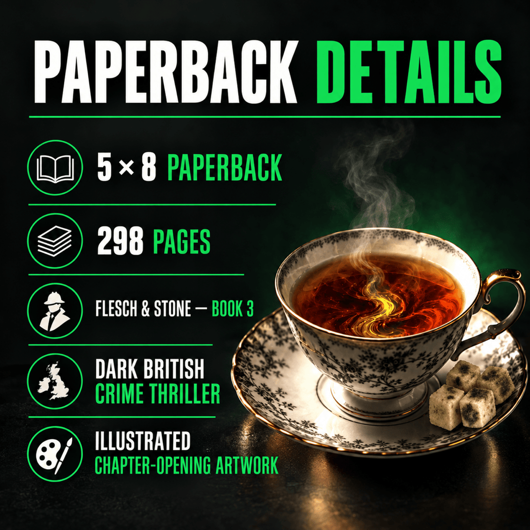 A Taste of Murder - Flesch &amp; Stone Book 3 - Paperback - Iain Rob Wright Store