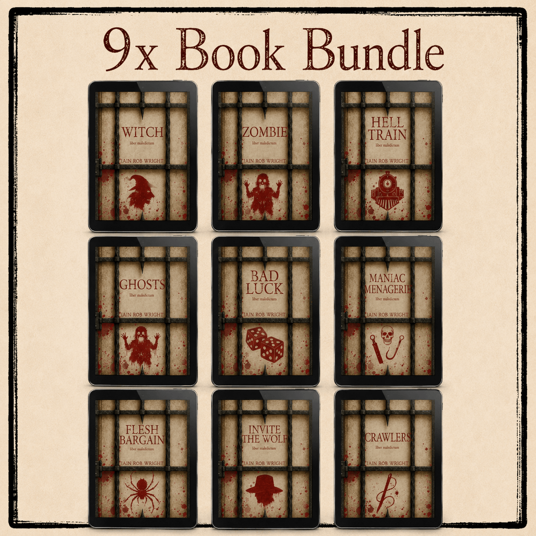 THE CURSED MANUSCRIPTS COLLECTION 1-9 - Iain Rob Wright Store