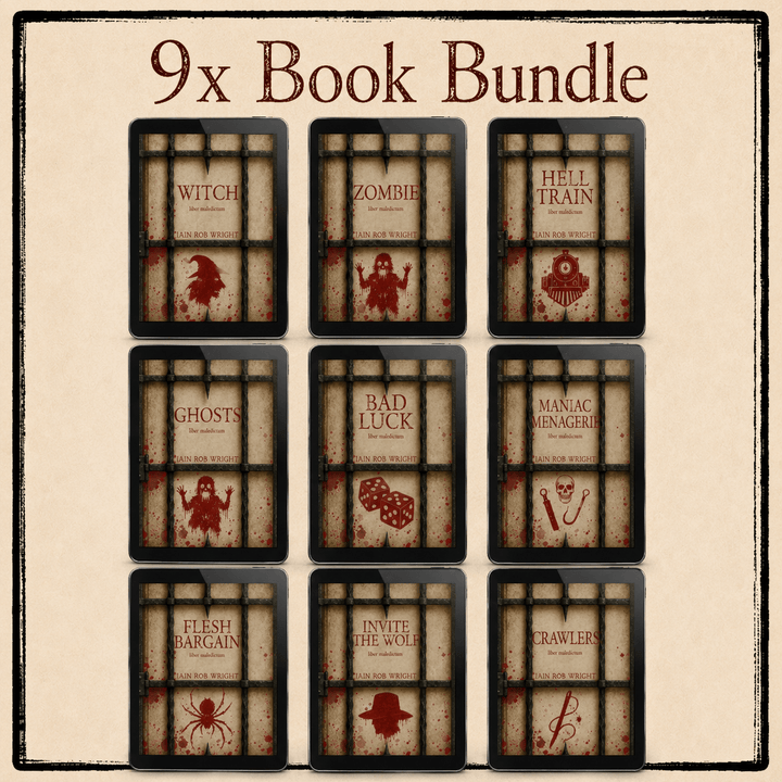 THE CURSED MANUSCRIPTS COLLECTION 1-9 - Iain Rob Wright Store