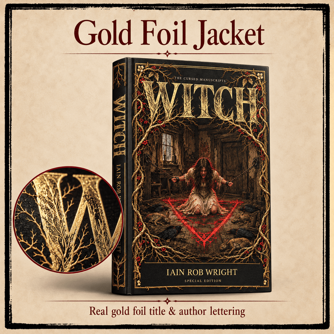 WITCH — Signed &amp; Numbered Limited Edition Hardback (Only 99 Copies) - Iain Rob Wright Store